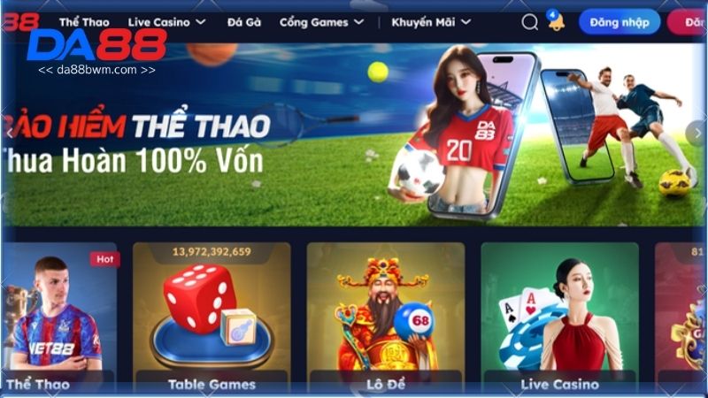 DA88 là nhà cái số 1 tại Việt Nam đã có hơn 10 năm hoạt động