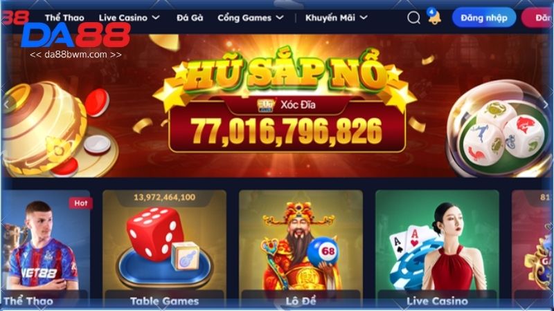 Thương hiệu DA88 tự hào sở hữu 4 điểm sáng nổi bật so với các đối thủ